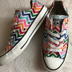 Multicolor Chevron Converse